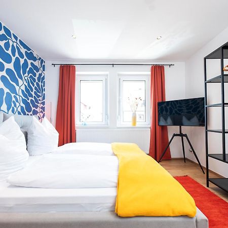 Bunter Hund Apartments - Zentrales Apartment, Parkplatz, Wintergarten, Kinderzimmer Rothenburg ob der Tauber Extérieur photo