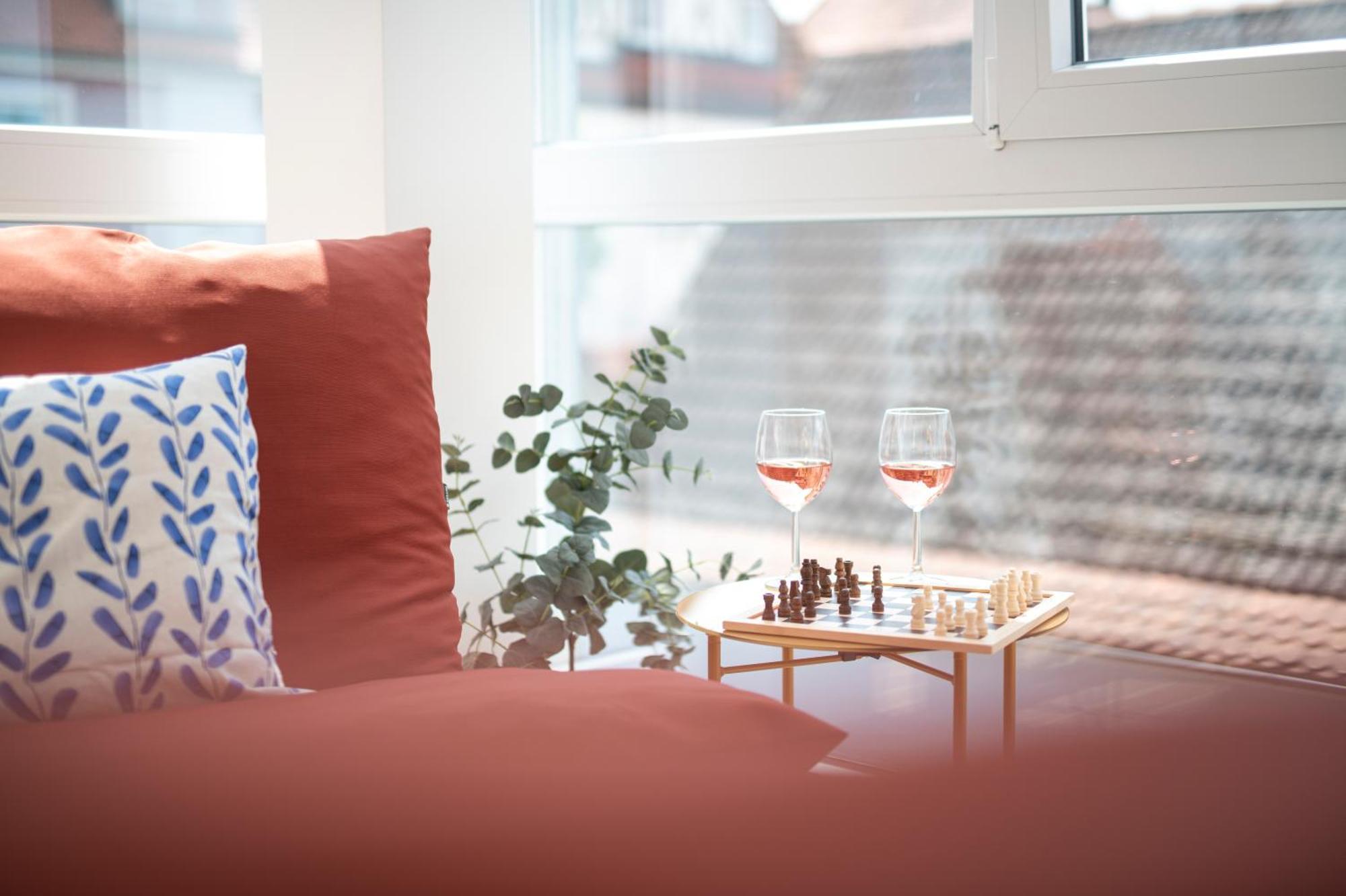 Bunter Hund Apartments - Zentrales Apartment, Parkplatz, Wintergarten, Kinderzimmer Rothenburg ob der Tauber Extérieur photo